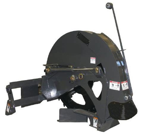 skid steer wheel saw for sale|saw attachment for skid steer.